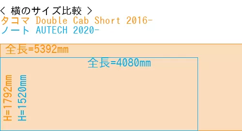 #タコマ Double Cab Short 2016- + ノート AUTECH 2020-
